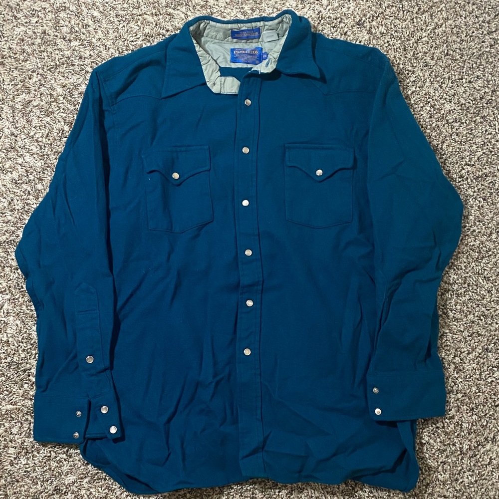 Pendleton Vintage High Grade Western Wear Button Down. XL Button Up